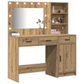 vidaXL Toaletný stolík 2 ks Hnedá 78,5 x 41 x 135 cm Kompozitné drevo