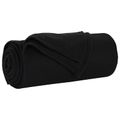 vidaXL Prikrývky na hodenie 6 ks Čierna 200 x 150 cm 2.61 kg Flís