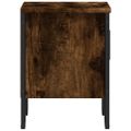 vidaXL Nočné stolíky 2 ks dymový dub 40x30x40 cm kompozitné drevo