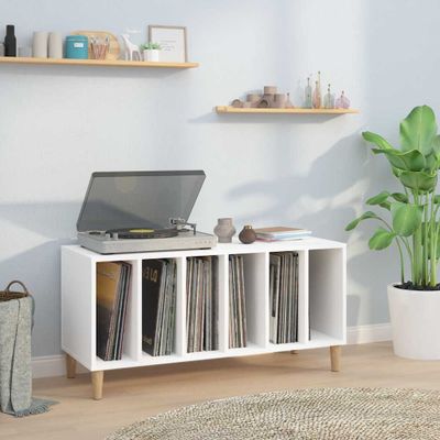vidaXL Skrinka na platne biela 100x38x48 cm kompozitné drevo