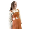Vikingské zásterové šaty - tehlové