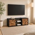 vidaXL TV skrinka s poličkou s úložiskom s dverami 105 x 30 x 35 cm