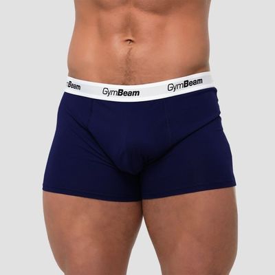 Pánske boxerky Essentials 3Pack Navy - GymBeam, veľkosť L, veľkosť oblečenia L