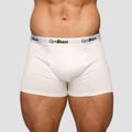 Pánske boxerky Essentials 3Pack White - GymBeam, veľkosť XL, veľkosť oblečenia XL