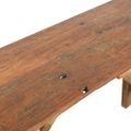 vidaXL Konzolový stolík 130x40x80 cm, zmes recyklovaného dreva