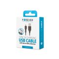 Kábel Forever USB - microUSB 1,0 m 1A čierny