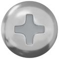 vidaXL Skrutka 12 ks Strieborná M4 x 16 mm Oceľ