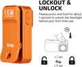 Oclip Orange OLIGHT Customized 280mAh 3.7V Rechargeable Battery