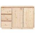 vidaXL Komoda 111x34x75 cm borovicový masív