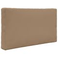 vidaXL Vankúš na vonkajšiu pohovku Polyester Sivohnedá 80 x 80 cm