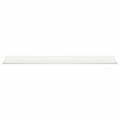 vidaXL Závesná polica 4 ks Biely 80 x 18 x 2,5 cm Oceľ