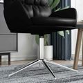 vidaXL Plynový valec kancelárskej stoličky Chróm 318-473 mm Železo