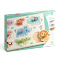 Drevené puzzle Hippo n Co