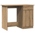vidaXL Stôl dub artisan 100x50x76 cm kompozitné drevo