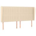 vidaXL Boxspring posteľ s matracom krémová 200x200 cm látka