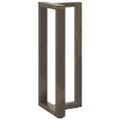 vidaXL Nohy barového stola v tvare T, 2 ks, čierne, 50x35x(100-101) cm, oceľové
