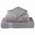 vidaXL Uterák pre hostí SOLUND 10 ks Sivá 15 x 21 cm 550 gsm