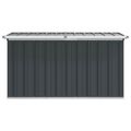 vidaXL Záhradný úložný box antracitový 129x67x65 cm