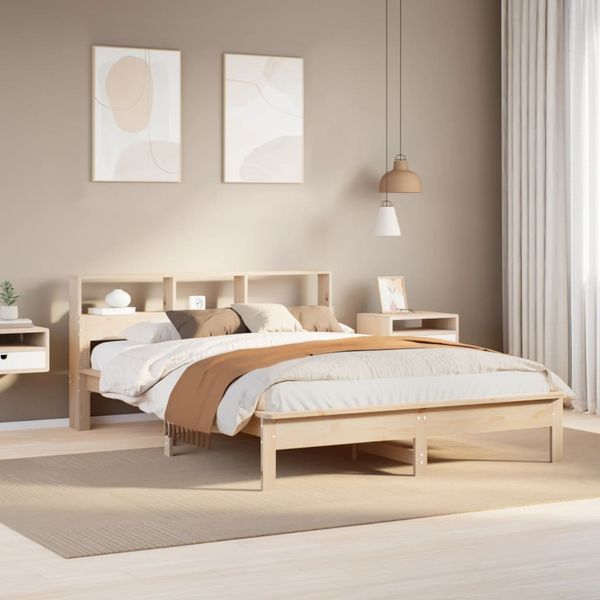 vidaXL Posteľ bez matraca 160x200 cm masívna borovica