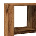 vidaXL Deliaca stena staré drevo 100x33x187,5 cm kompozitné drevo