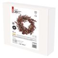 LED zdobený vianočný výzdoba, 38 cm, 3x AA, vnútorný, teplá biela, časovač