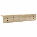 vidaXL Vešiak na stenu Nástenná montáž Sonoma dub 60 x 10,5 x 10,5 cm