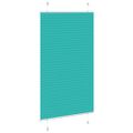 vidaXL Plisovaná roleta petrolejovo zelená 70x150 cm šírka látky 69,4 cm polyester
