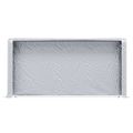 vidaXL Regál na krbové drevo s pláštenkou 300x25x150 cm