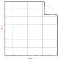 vidaXL Sada prikrývok 3 ks 200 x 200 cm Celoročne Bambus Biela