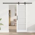 vidaXL Posuvné dvere ORKDAL 73,5 x 198,5 cm Biela a čierna
