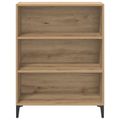 vidaXL Servírovacia skriňa Remeselný dub 69,5 x 32,5 x 90 cm