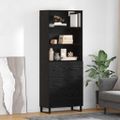 vidaXL Highboard 2 ks Čierny dub 69,5 x 34 x 180 cm