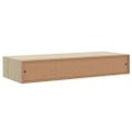 vidaXL Nástenná zásuvková polica dubová a biela 60x23,5x10 cm MDF