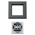 Homematic IP Kryt kolískového vypínača - so symbolmi, antracit - HmIP-BRA-A