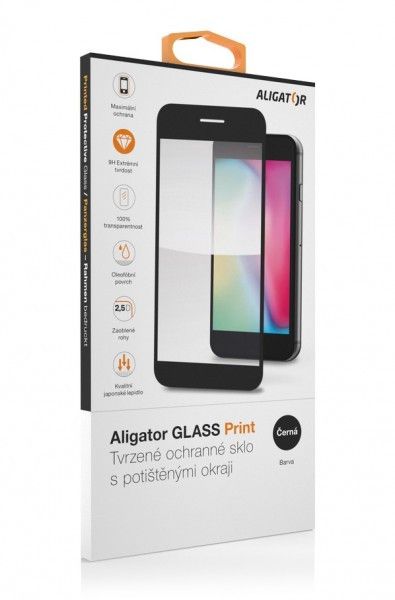 Aligator sklo GLASS PRINT Xiaomi 14T 5G čierna