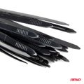 Sťahovacie pásky čierne 4,8x200mm - 100 ks