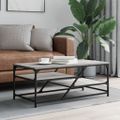 vidaXL Konferenčný stolík sivý sonoma 100x49x40 cm kompozitné drevo