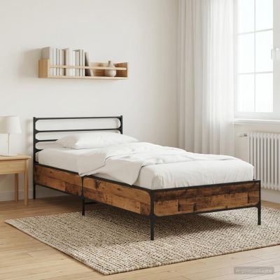 vidaXL Rám postele Staré drevo 80 x 200 cm Kompozitné drevo