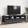 vidaXL TV skrinka antracit 135x39x43,5 cm oceľ valcovaná za studena