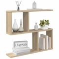 vidaXL Stenná polica Dub sonoma 60 x 12 x 50,5 cm Kompozitné drevo