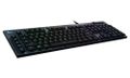Logitech herní klávesnica G815 LIGHTSYNC RGB/ mechanická/ drátová/ GL taktilná/ USB/ UK rozloženie/ Carbon Klávesnica, herná, drátová, nízkoformová, mechanická, hmatové spínače GL, RGB podsvietenie, UK rozloženie, USB, čierna