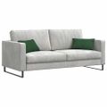 vidaXL Vankúše na pohovku 2 pcs Tmavozelená 50 x 30 cm