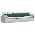 vidaXL Vankúše na pohovku 2 pcs Tmavozelená 200 x 40 cm