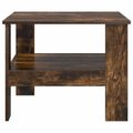 vidaXL Konferenčný stolík Dymová dub 57 x 55 x 45 cm Kompozitné drevo