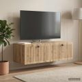 vidaXL Nástenná TV skrinka 98 x 41 x 30 cm Dub artisan