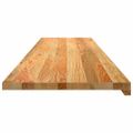 vidaXL Okenný parapet 2 ks svetlohnedá 160x40x2 cm dubový masív
