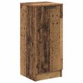 vidaXL Servírovacia skriňa Staré drevo 30 x 30 x 70 cm