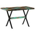 vidaXL Jedálenský stôl 120x60x76 cm, recyklovaný masív