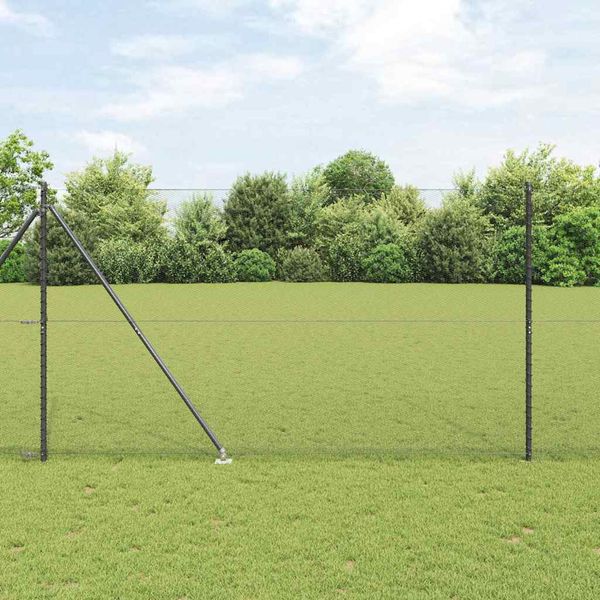 vidaXL Exteriérový hexagonálny plot s prístupovým stĺpikom 25 x 1,5 m