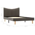vidaXL Posteľný rám antracitový 100x200 cm umelá koža